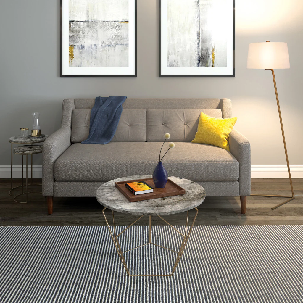 Brass Novelty Floor Lamp With White Frosted Glass Drum Shade By Homeroots - Image 5
