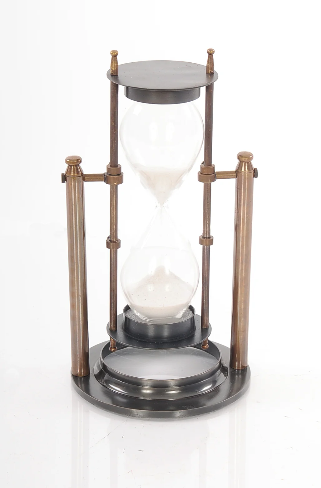 Brass Revolving Sandtimer By Homeroots - Image 3