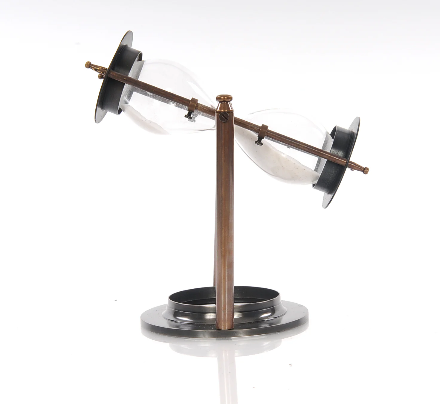 Brass Revolving Sandtimer By Homeroots - Image 4