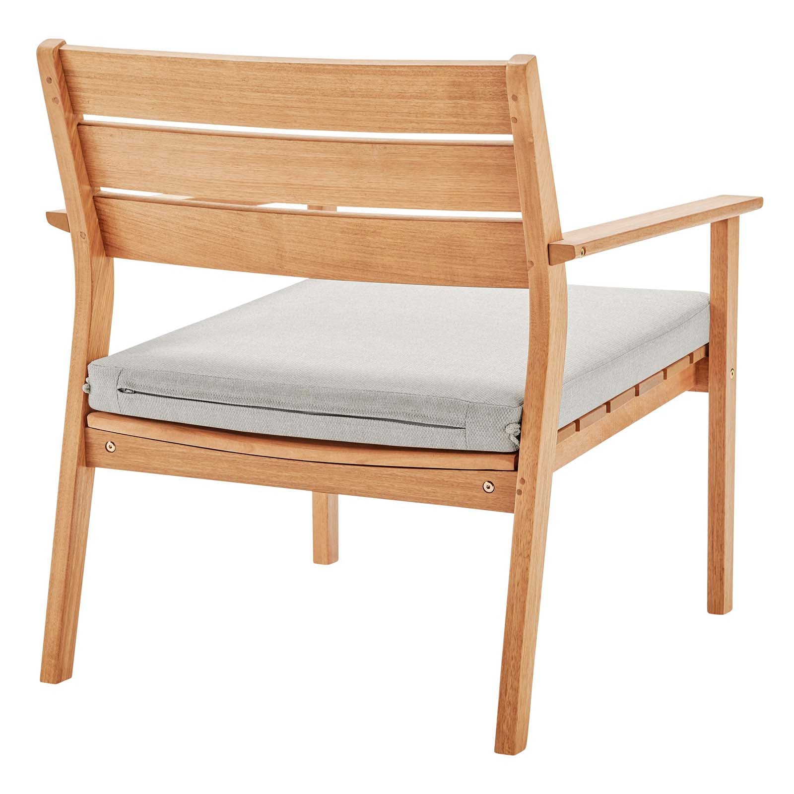 Breton Outdoor Patio Ash Wood Armchair By Modway - EEI-3713 - Image 3