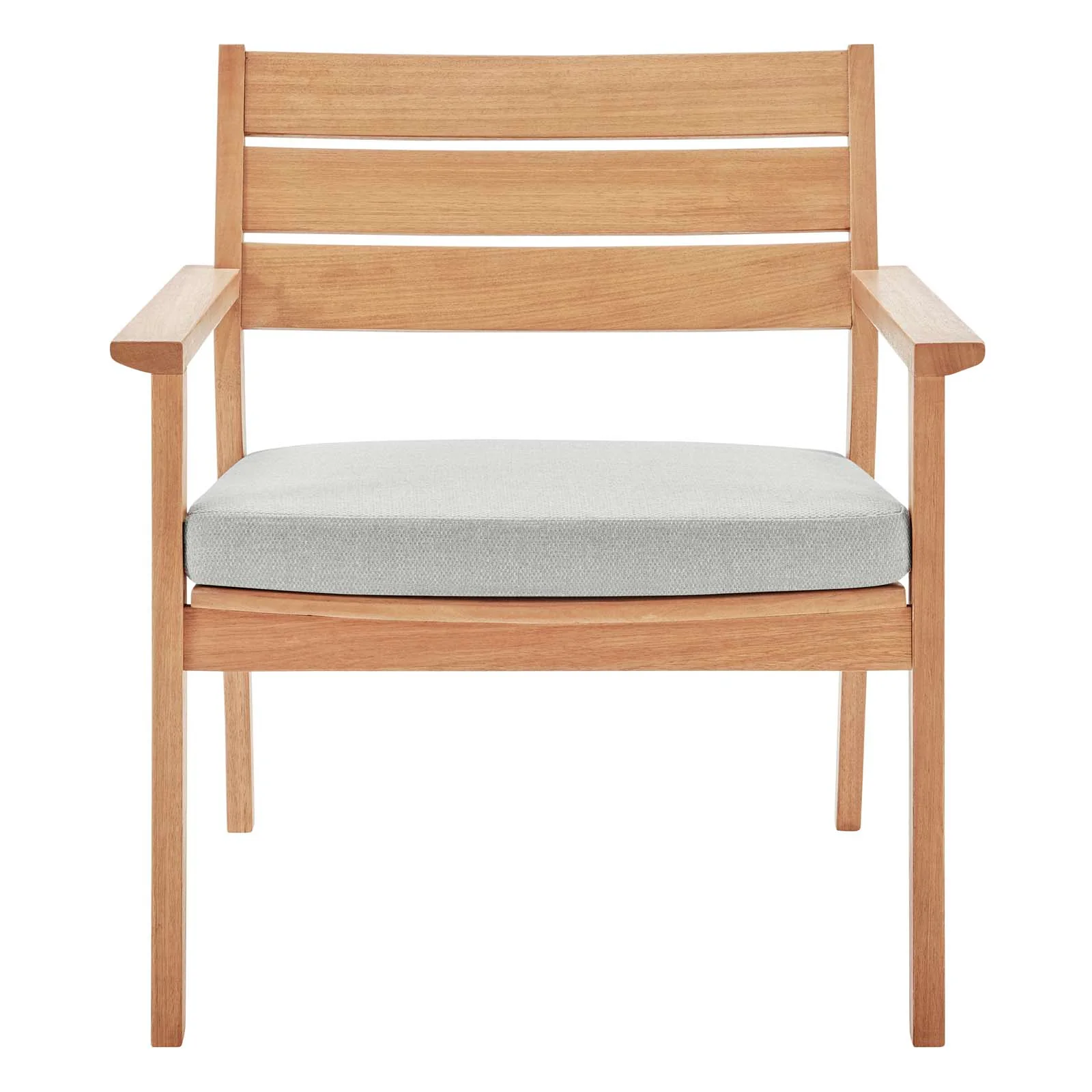 Breton Outdoor Patio Ash Wood Armchair By Modway - EEI-3713 - Image 4