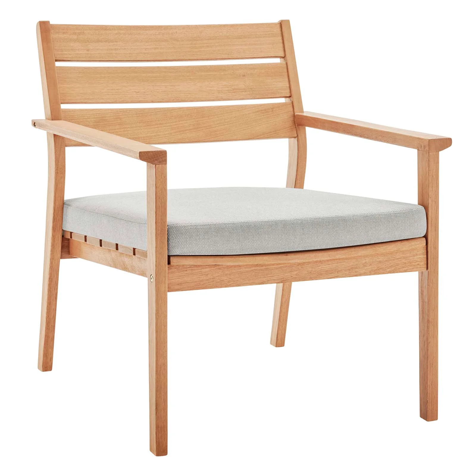 Breton Outdoor Patio Ash Wood Armchair Set of 2 By Modway - EEI-4009 - Image 3