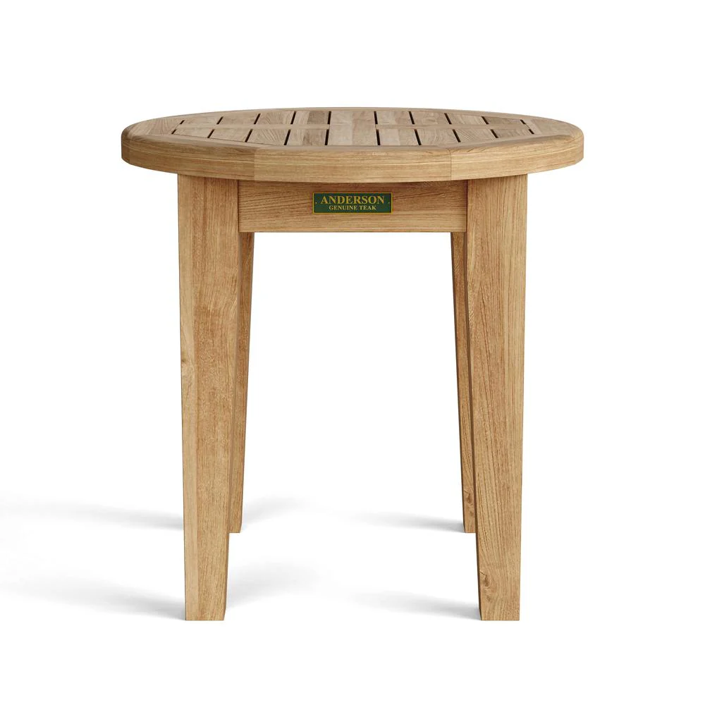 Brianna 20" Round Side Table By Anderson Teak - Image 2