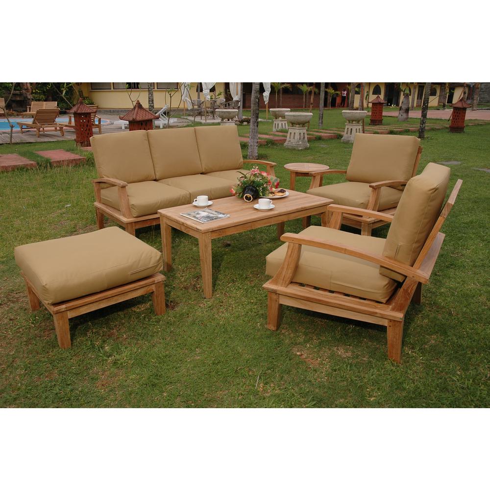 Brianna 5-Pieces Deep Seating Sofa Set By Anderson Teak - Image 2
