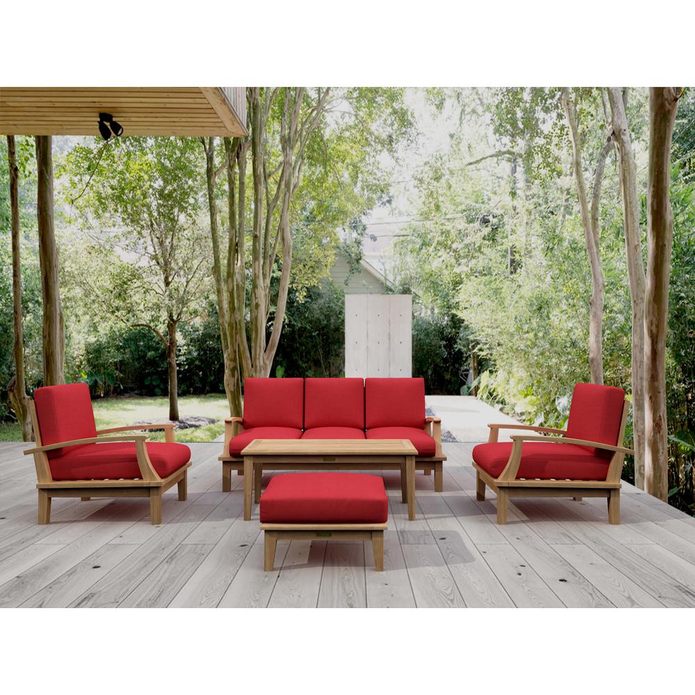 Brianna 5-Pieces Deep Seating Sofa Set By Anderson Teak - Image 3