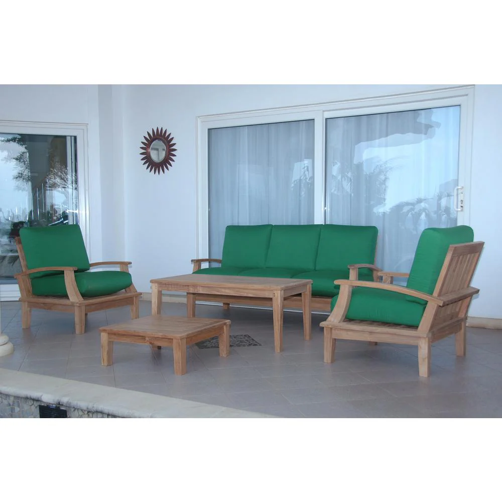 Brianna 5-Pieces Deep Seating Sofa Set By Anderson Teak - Image 4