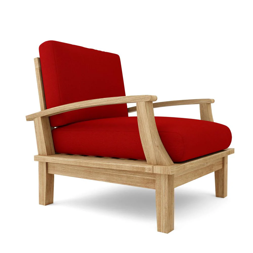 Brianna Deep Seating Armchair + Cushion By Anderson Teak - Image 2