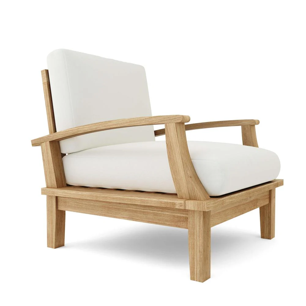Brianna Deep Seating Armchair + Cushion By Anderson Teak - Image 3