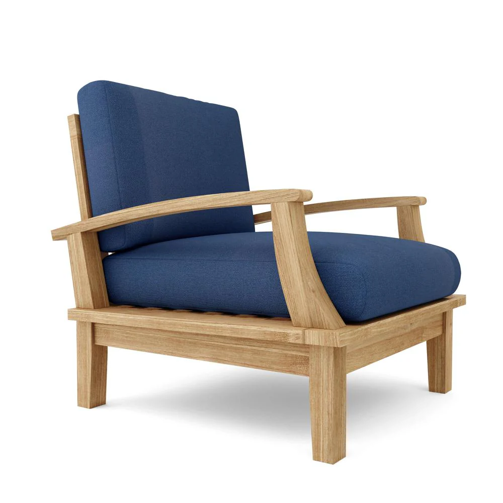 Brianna Deep Seating Armchair + Cushion By Anderson Teak - Image 4