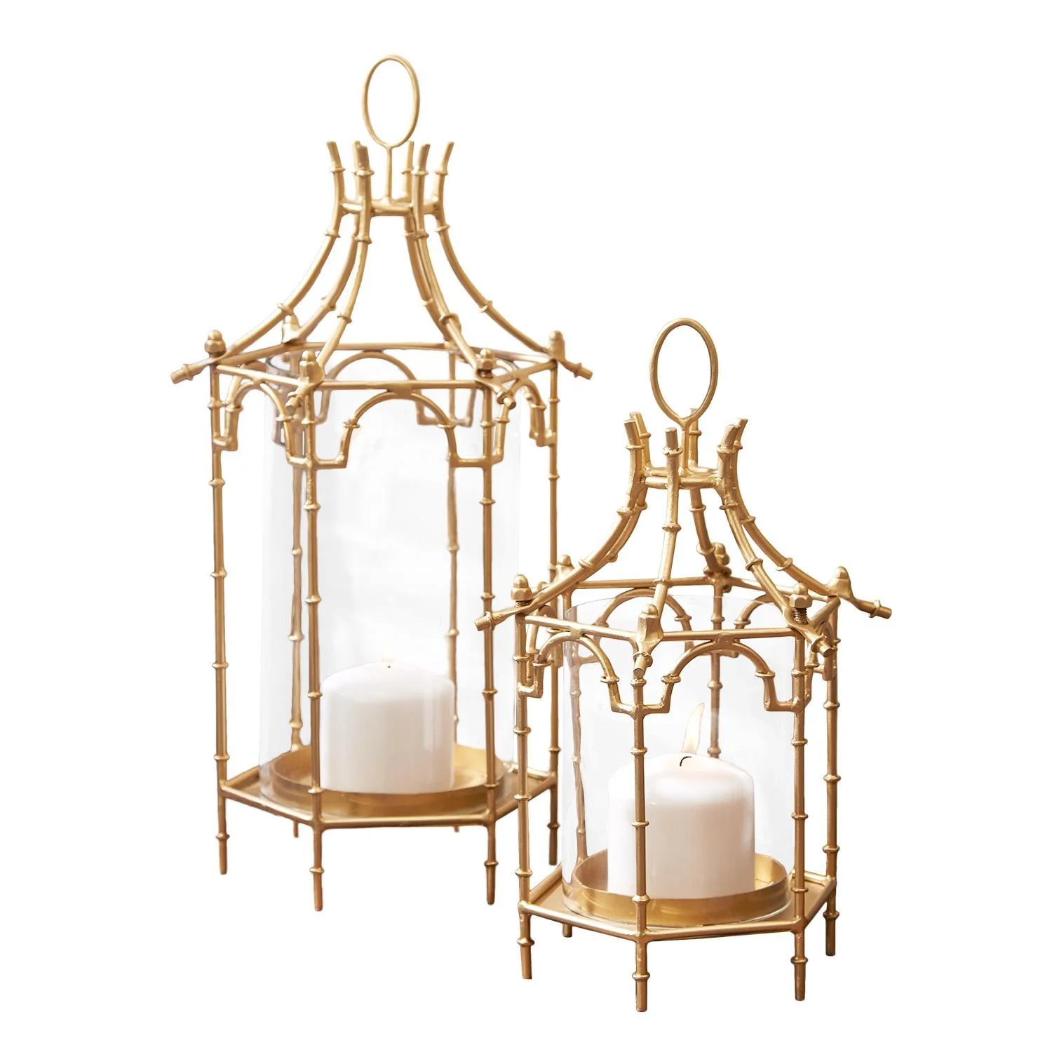 Brighton Pagoda Lanterns Set Of 4 By Tozai Home - Image 3