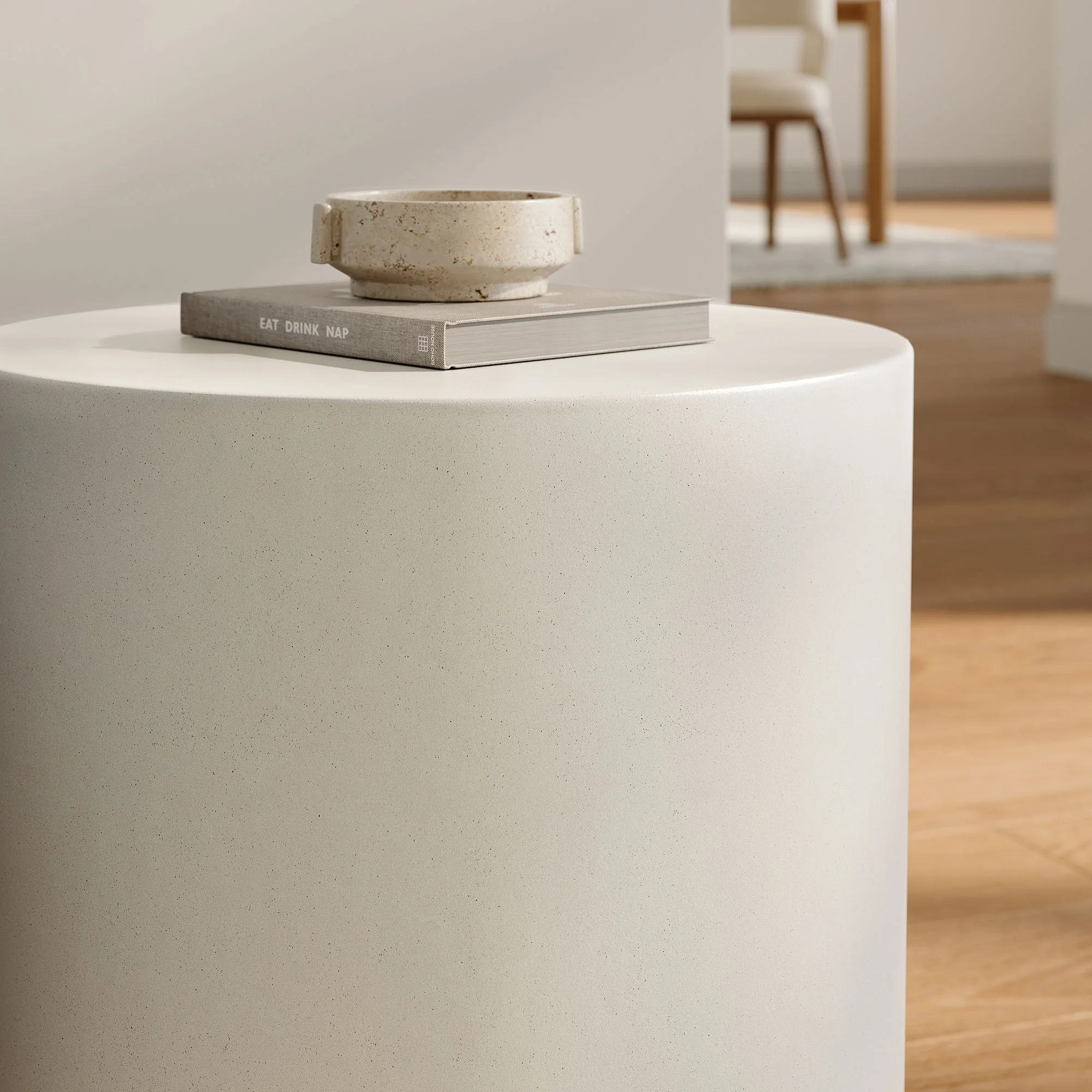 Brion Indoor - Outdoor Patio Concrete Stool by Modway - Image 14