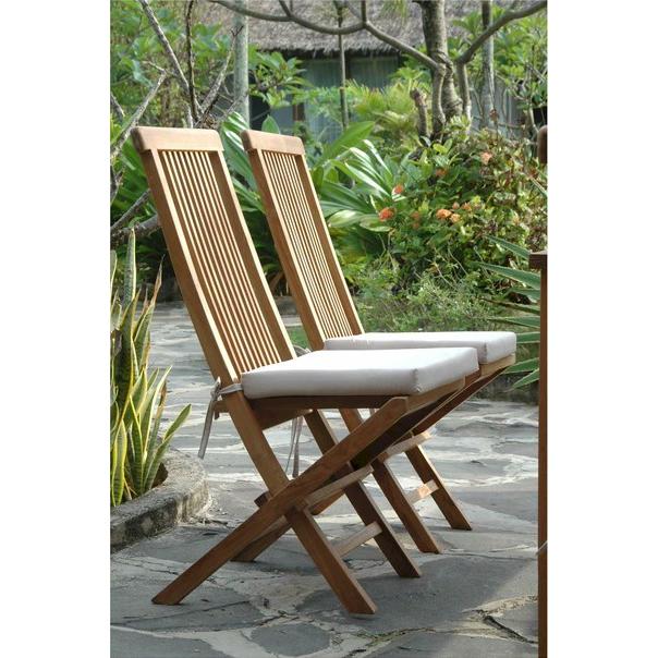 Bristol Folding Chair By Anderson Teak - Image 4