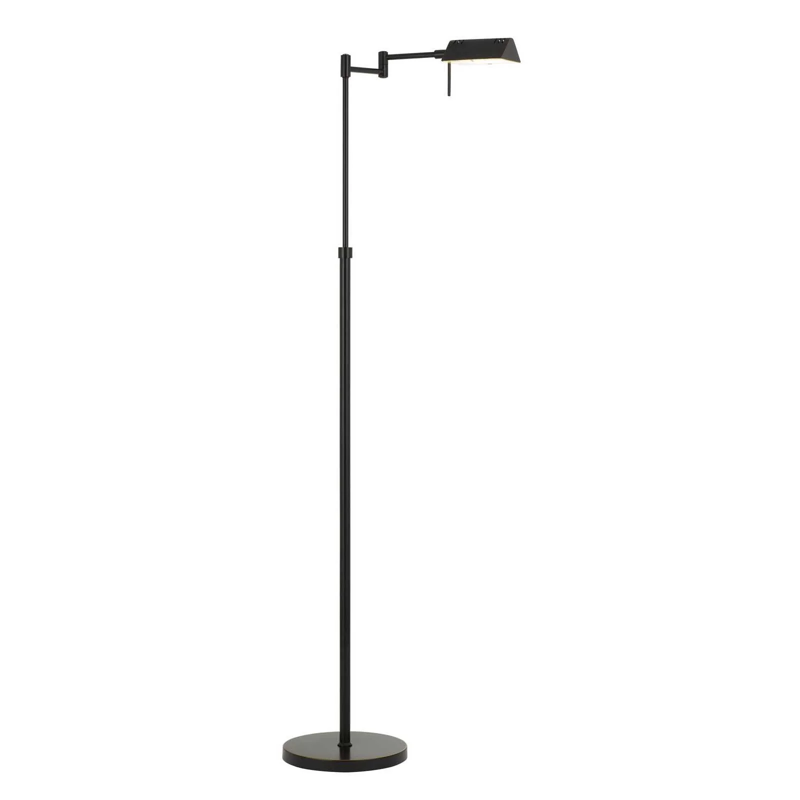 Bronze Adjustable Swing Arm Floor Lamp By Homeroots - Image 2