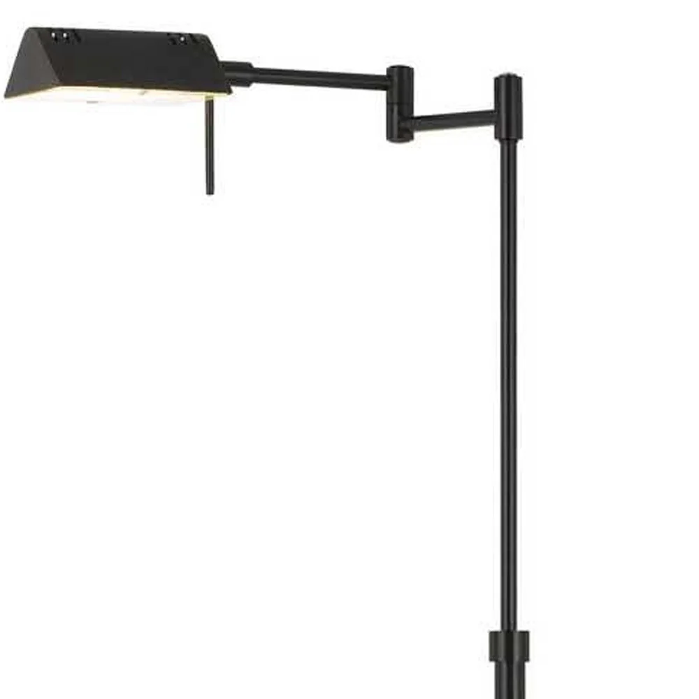 Bronze Adjustable Swing Arm Floor Lamp By Homeroots - Image 5