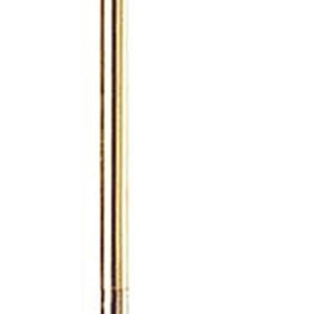 Bronze Adjustable Traditional Shaped Floor Lamp With Beige Empire Shade By Homeroots - Image 2
