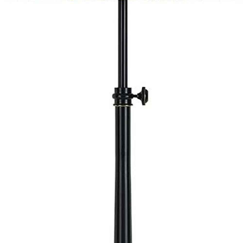Bronze Adjustable Traditional Shaped Floor Lamp With Brown Empire Shade By Homeroots - Image 4