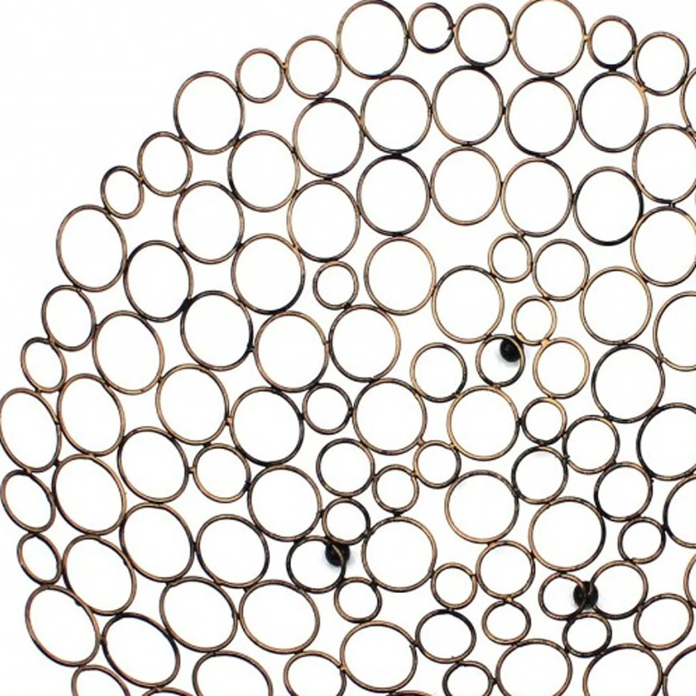 Bronze Decorative Metal Tray By Homeroots - Image 5