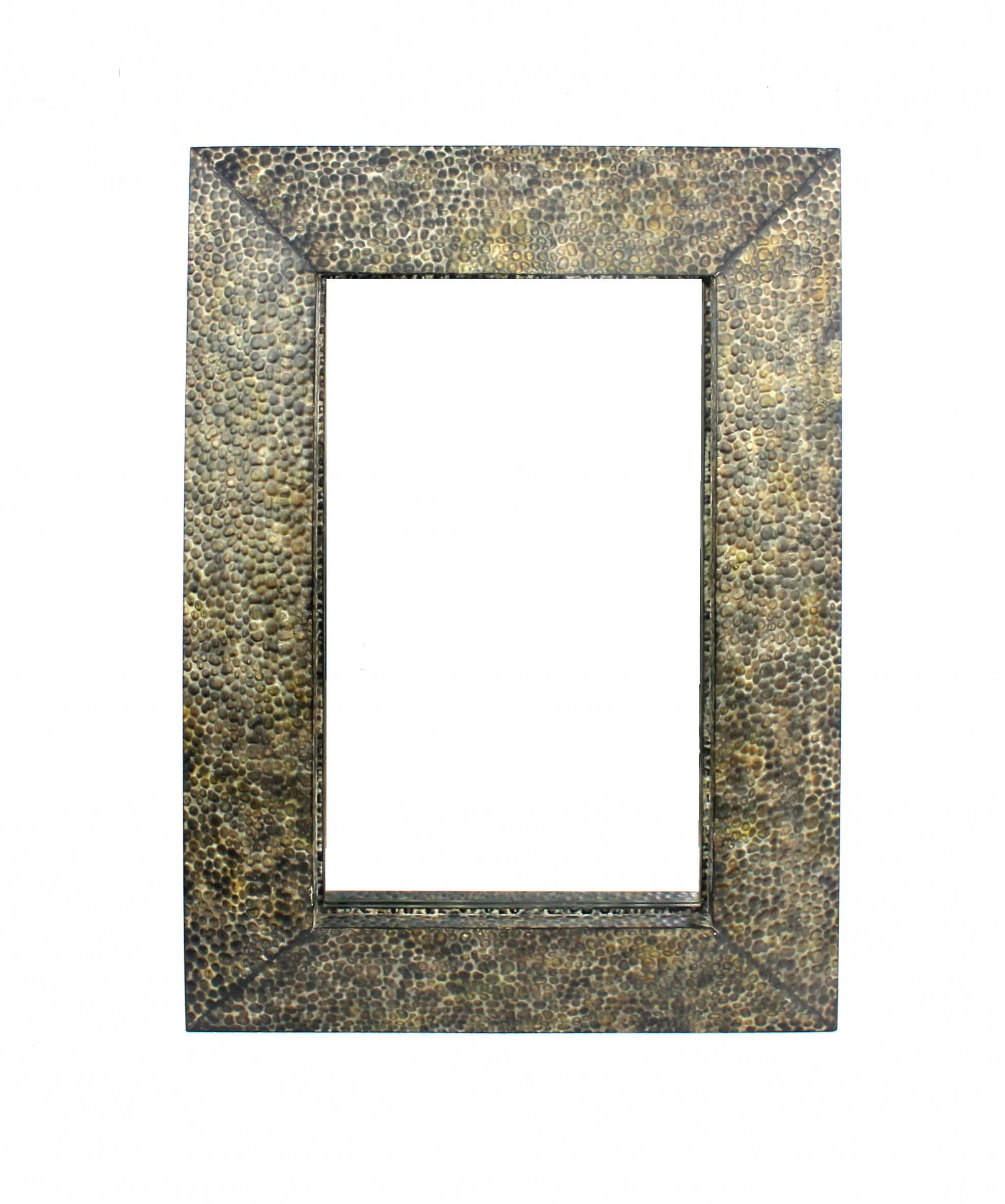 Bronze Gravel-Like Mosaic Frame - Dressing Mirror By Homeroots - Image 3