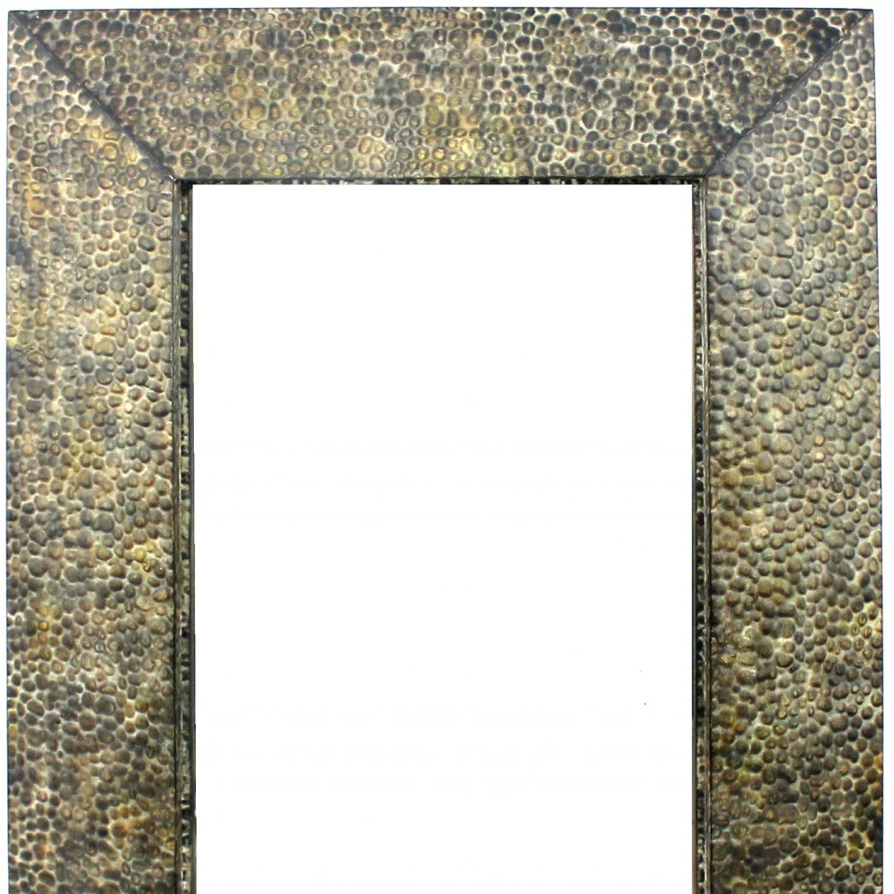 Bronze Gravel-Like Mosaic Frame - Dressing Mirror By Homeroots - Image 4