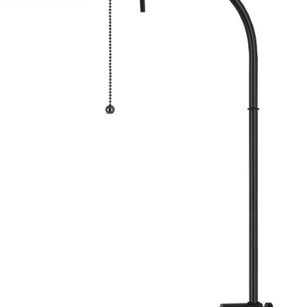 Bronze Metal Adjustable Floor Lamp With Bronze Metal Square Shade By Homeroots - Image 3