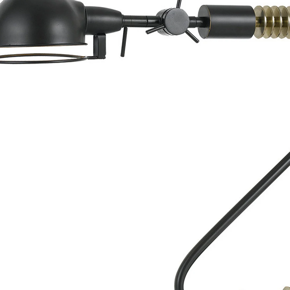 Bronze Metal Desk Table Lamp With Bronze Dome Shade By Homeroots - Image 3