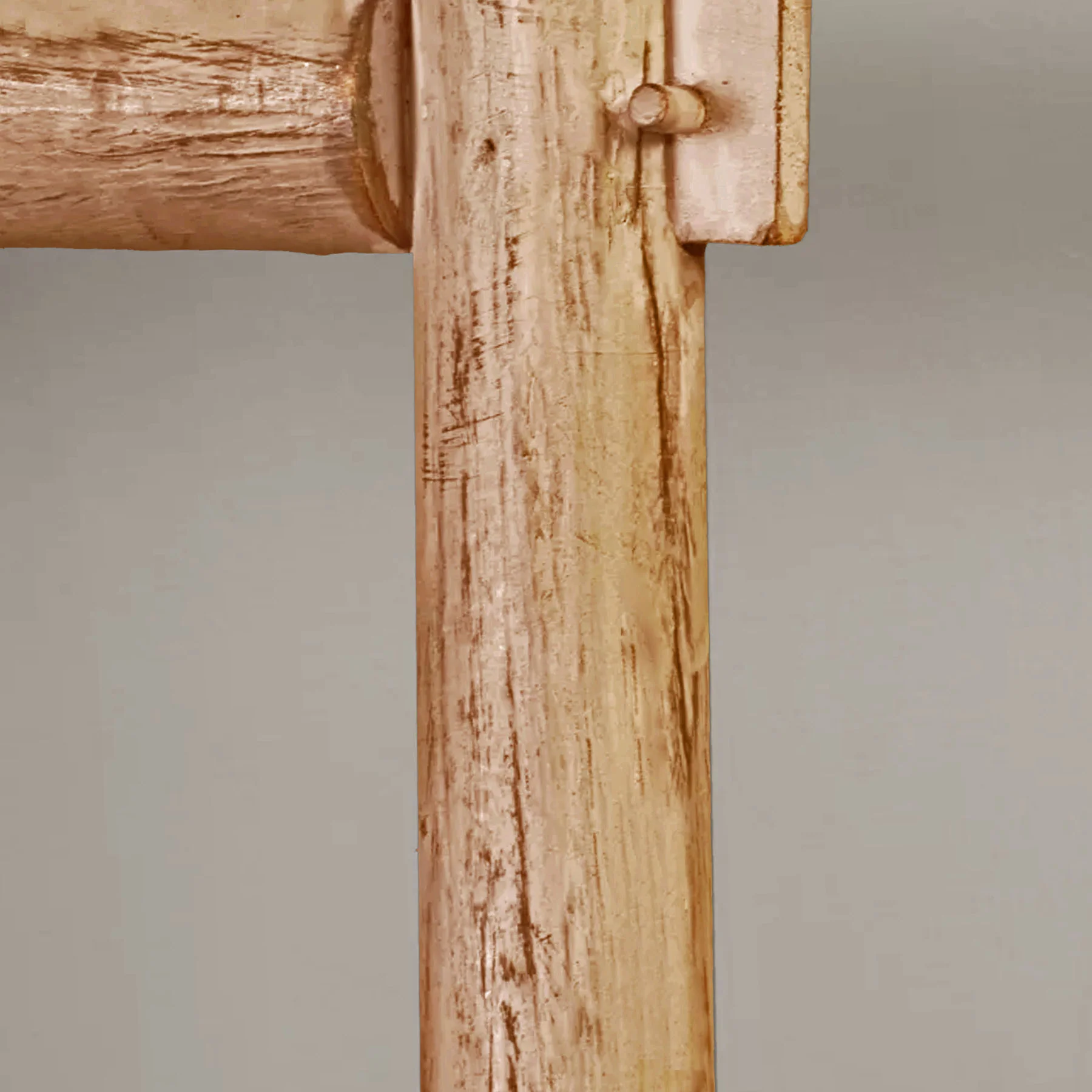 Bronze Metal Floor Lamp With Beige Fabric Shade By Homeroots - Image 8