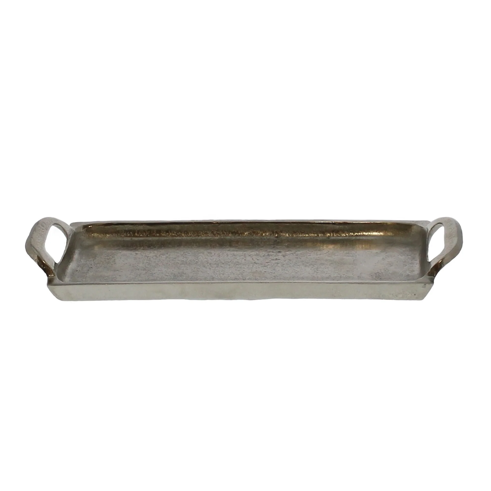 Bronze Narrow Rectangular Tray By Homeroots - Image 2