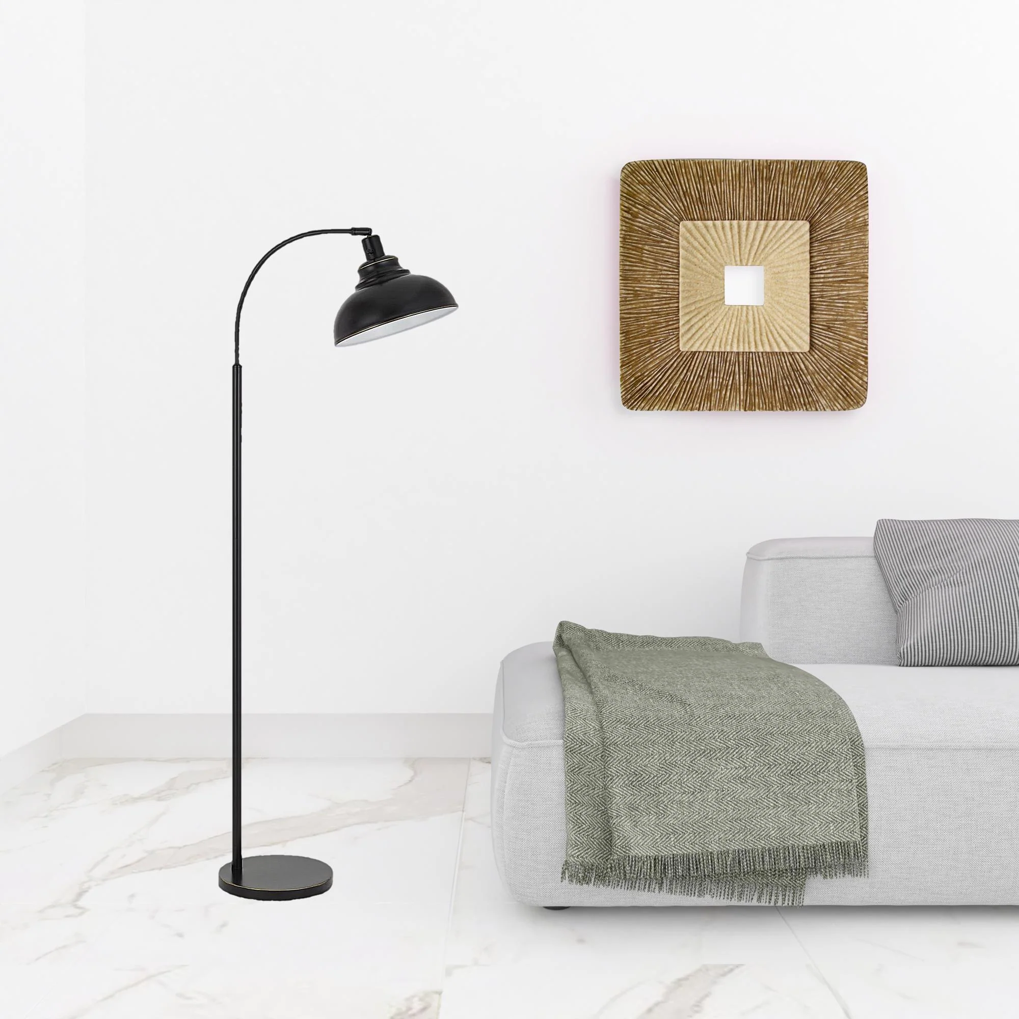 Bronze Traditional Shaped Floor Lamp By Homeroots - Image 3
