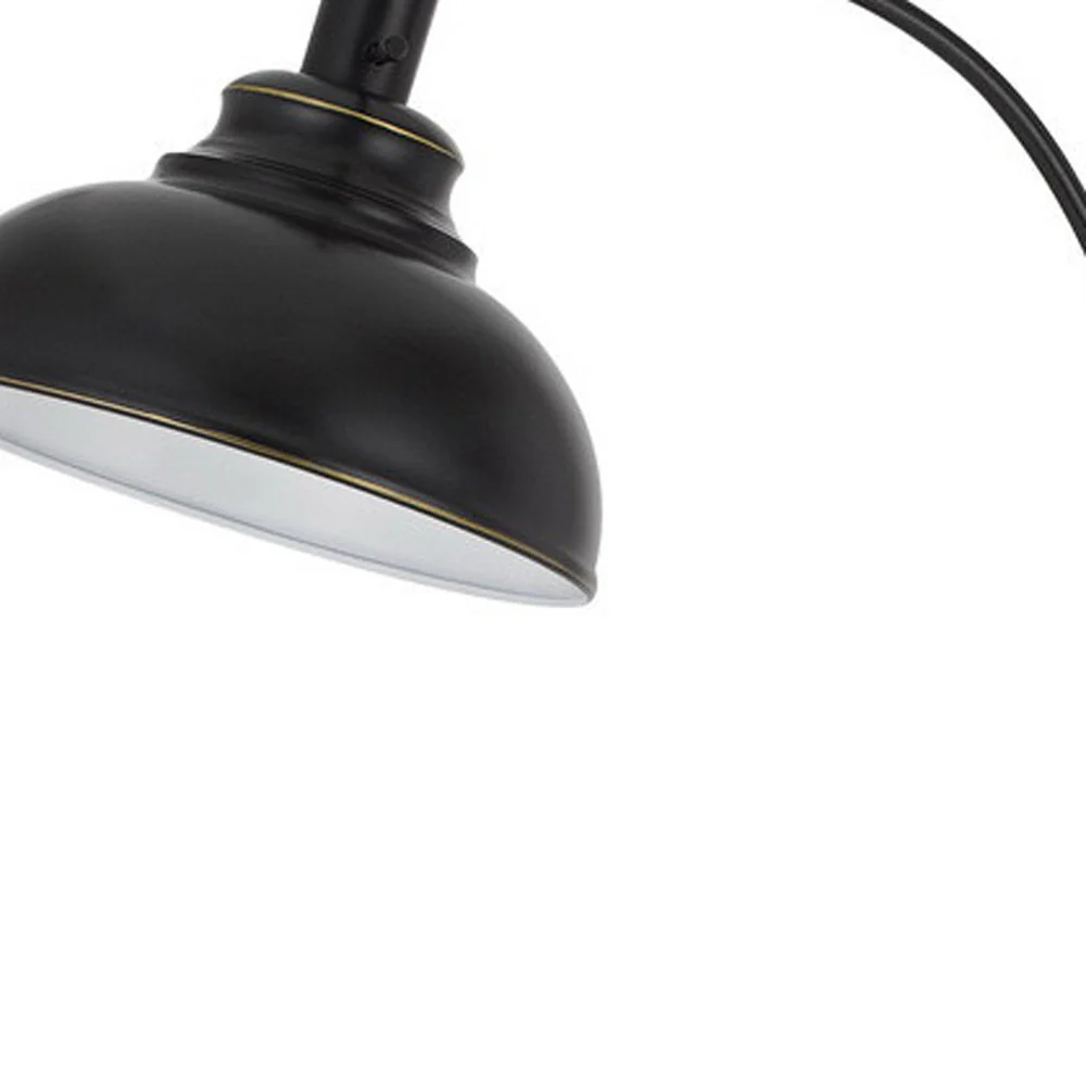 Bronze Traditional Shaped Floor Lamp By Homeroots - Image 4