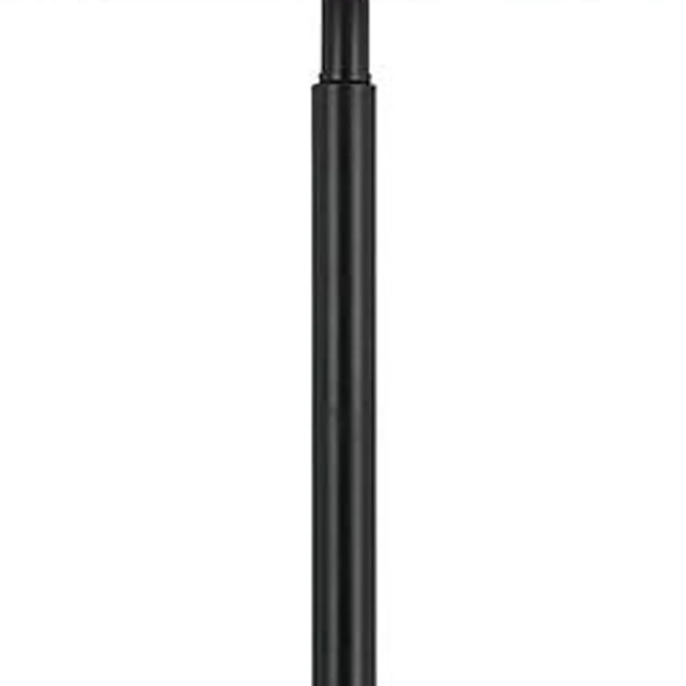 Bronze Traditional Shaped Floor Lamp With Tan Square Shade By Homeroots - Image 4