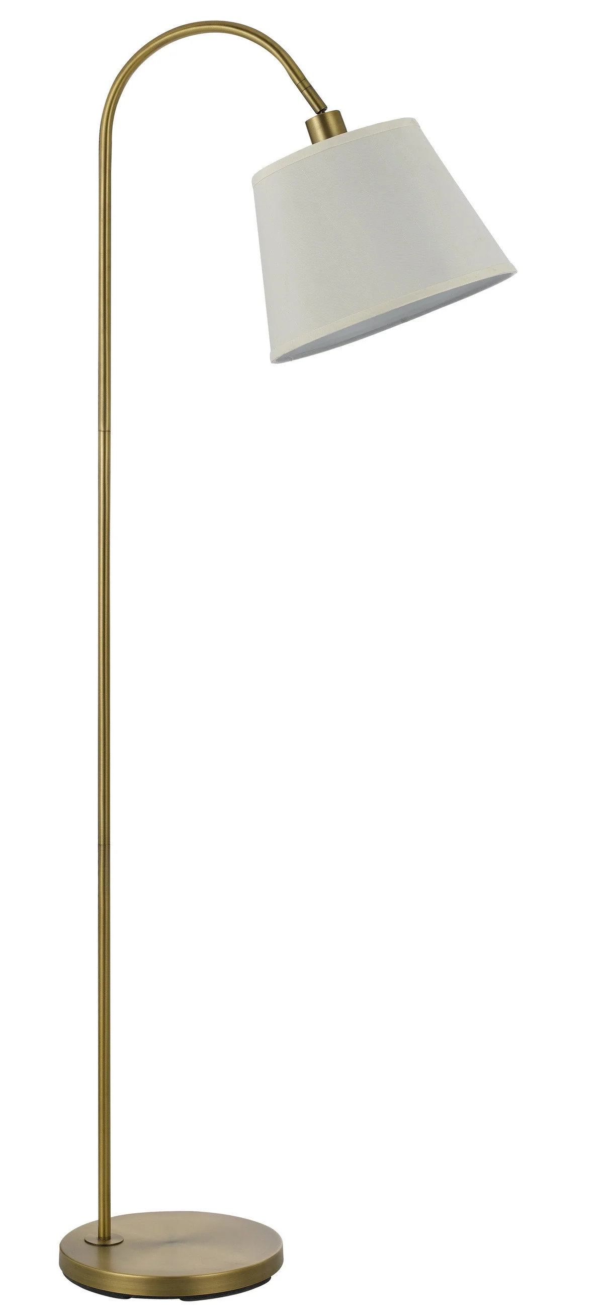 Bronze Traditional Shaped Floor Lamp With White Empire Shade By Homeroots - Image 6
