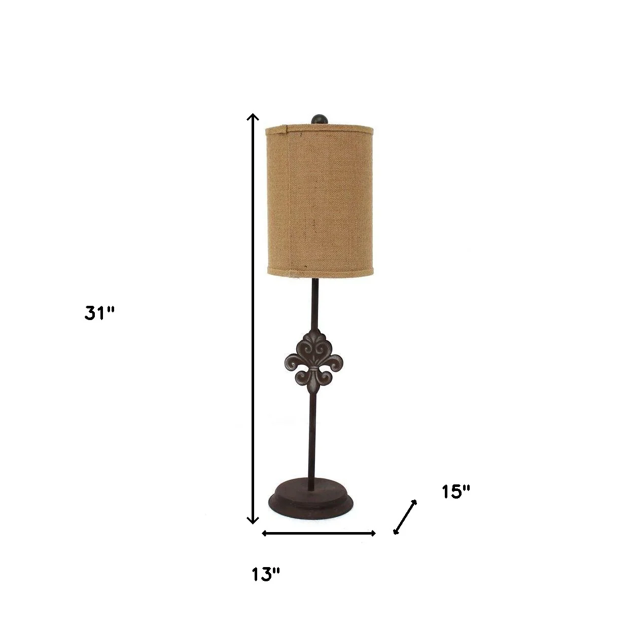 Bronze Traditional - Table Lamp By Homeroots - Image 2
