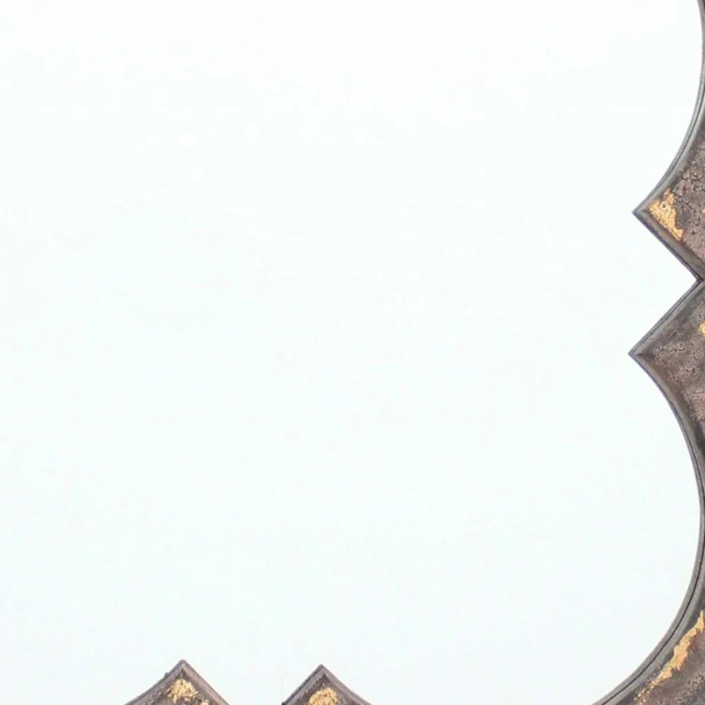 Bronze Vintage Cosmetic With Quadrate Frame - Wall Mirror By Homeroots - Image 5