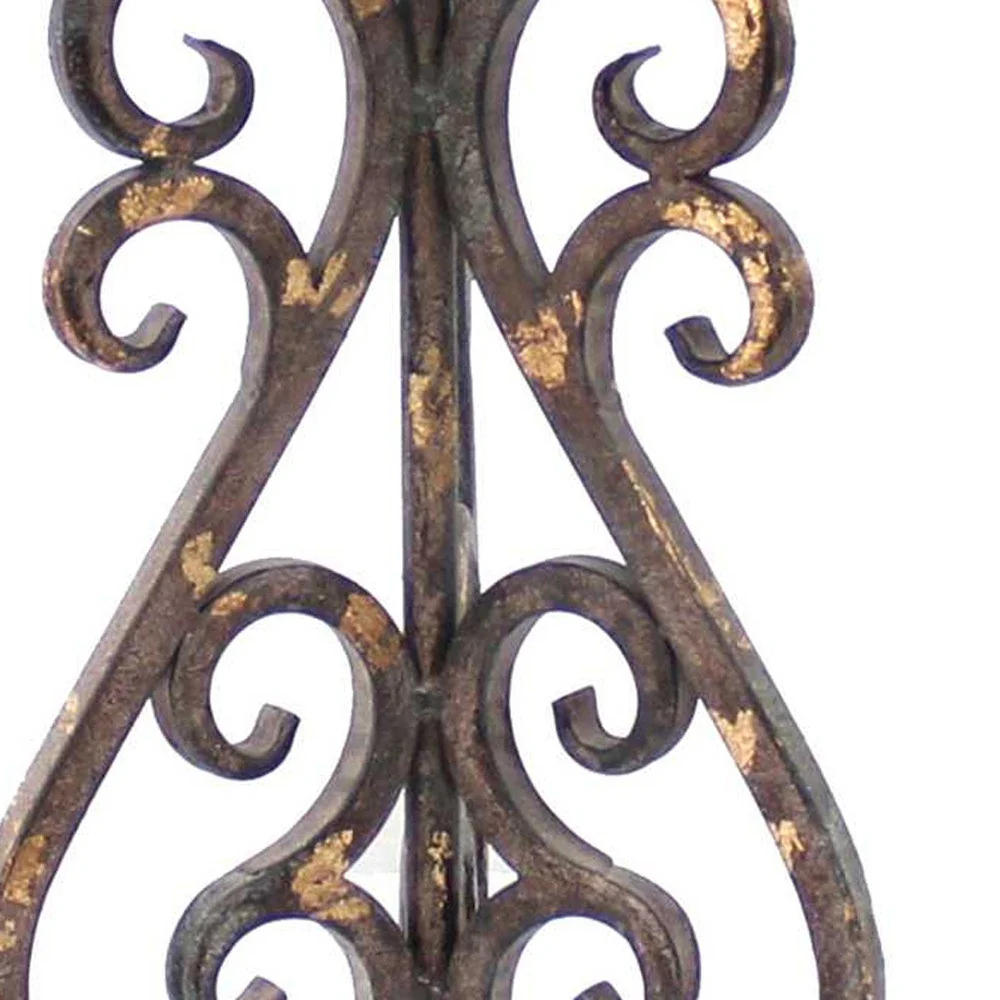 Bronze Vintage Metal Khaki Linen Shade - Table Lamp - Image 4