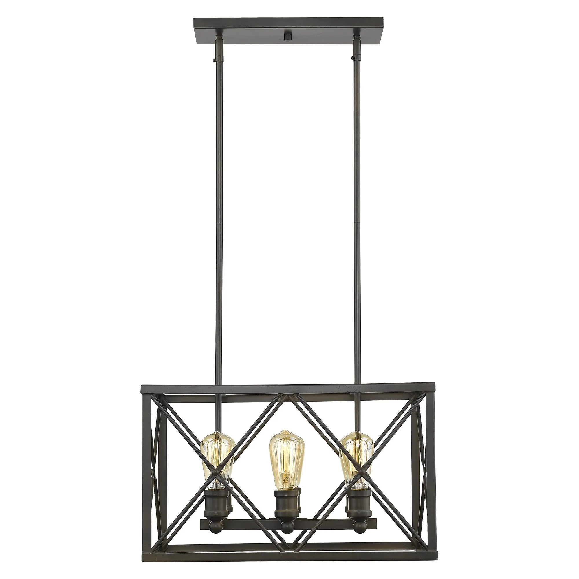 Brooklyn 6-Light Oil-Rubbed Bronze Pendant By Homeroots - Image 3