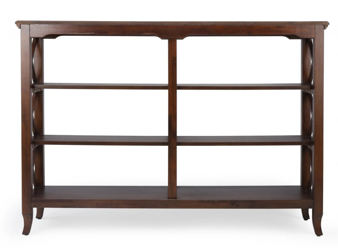 Brown Bookcase By Homeroots - Image 2