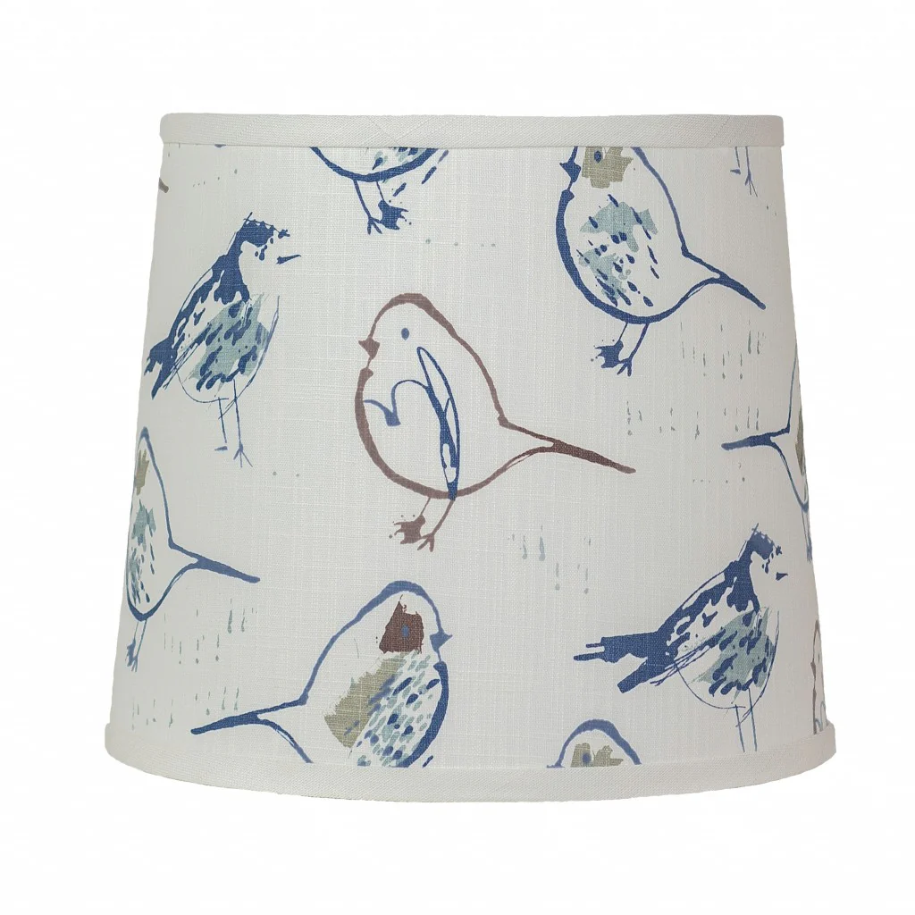 Brown Candlestick Modern Birds Shade Table Lamp By Homeroots - Image 3