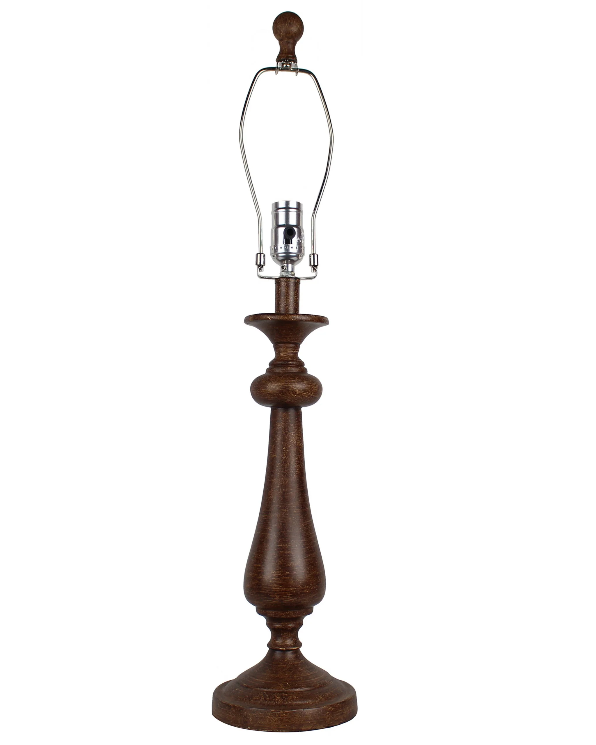 Brown Candlestick Woodland Birds Shade Table Lamp By Homeroots - Image 3