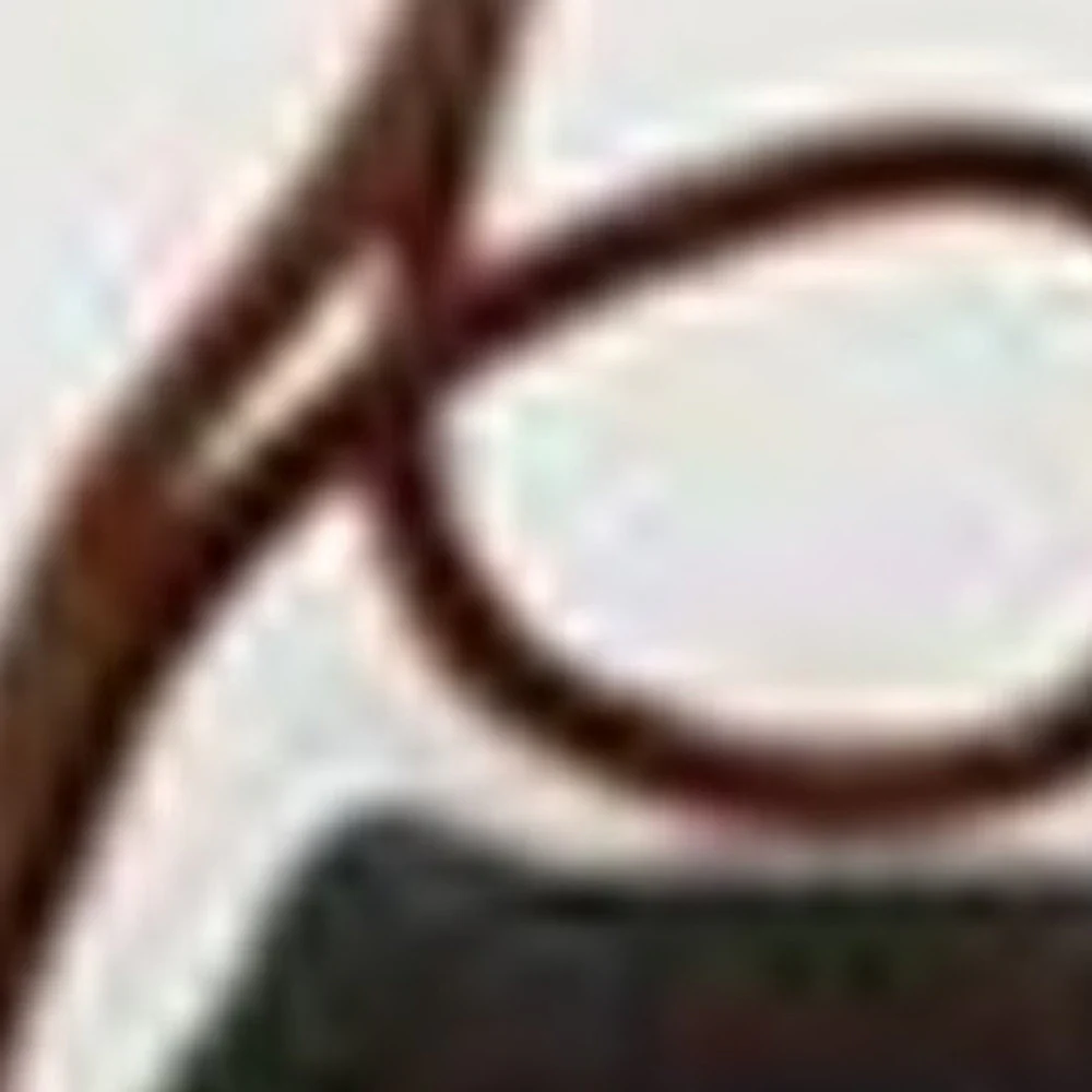 Brown Carved Scroll Wood Decorative Calligraphy Brush By Homeroots - Image 2