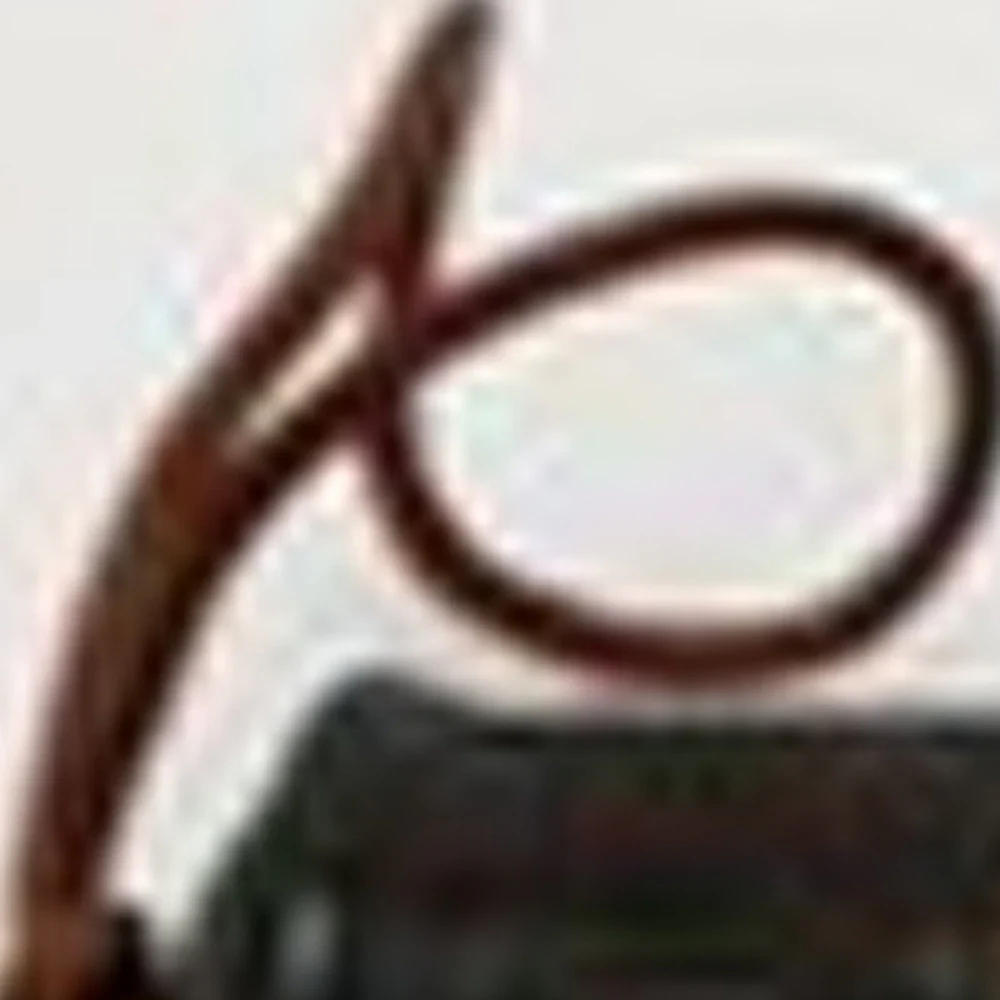 Brown Carved Scroll Wood Decorative Calligraphy Brush By Homeroots - Image 4
