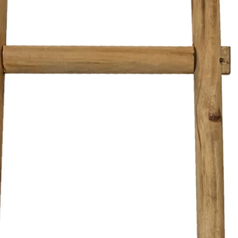 Brown Decorative Ladder Shelve By Homeroots - Image 5