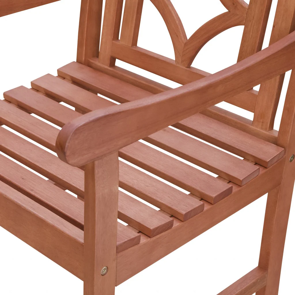 Brown Dining Armchair with Decorative Back By Homeroots - Image 6