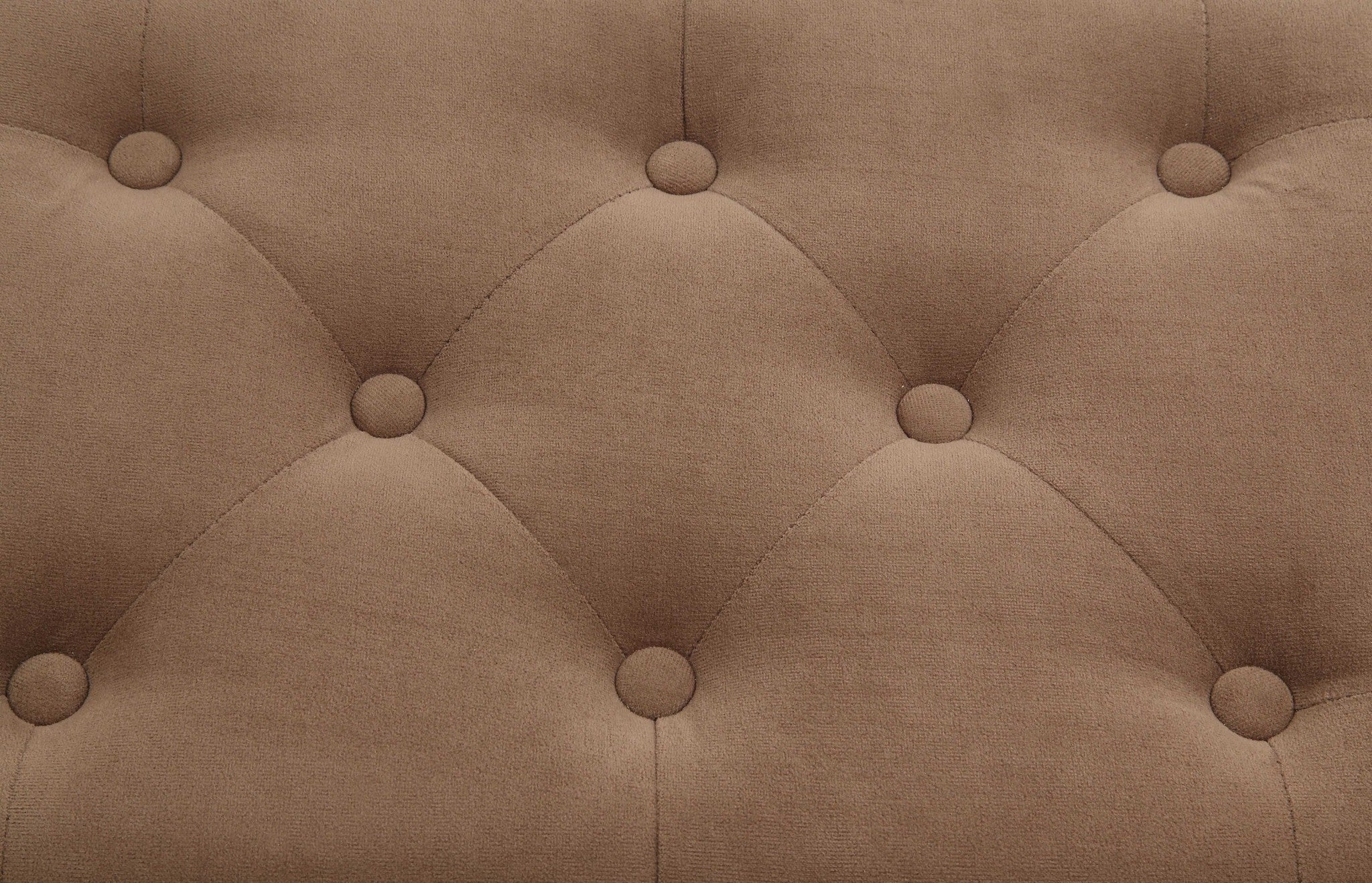 Brown Fabric And Clear Acrylic Stool By Homeroots - Image 4