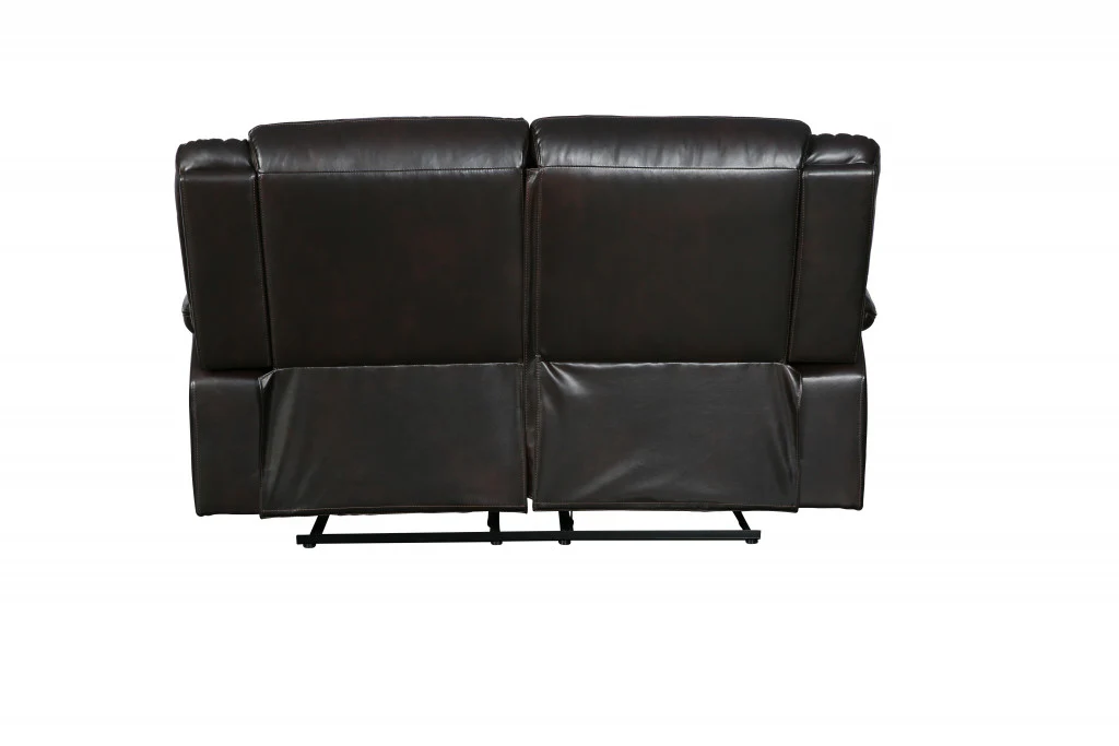 Brown Loveseat By Homeroots - 366305 - Image 3