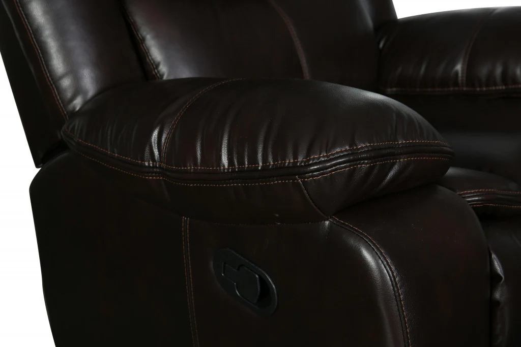 Brown Loveseat By Homeroots - 366305 - Image 5
