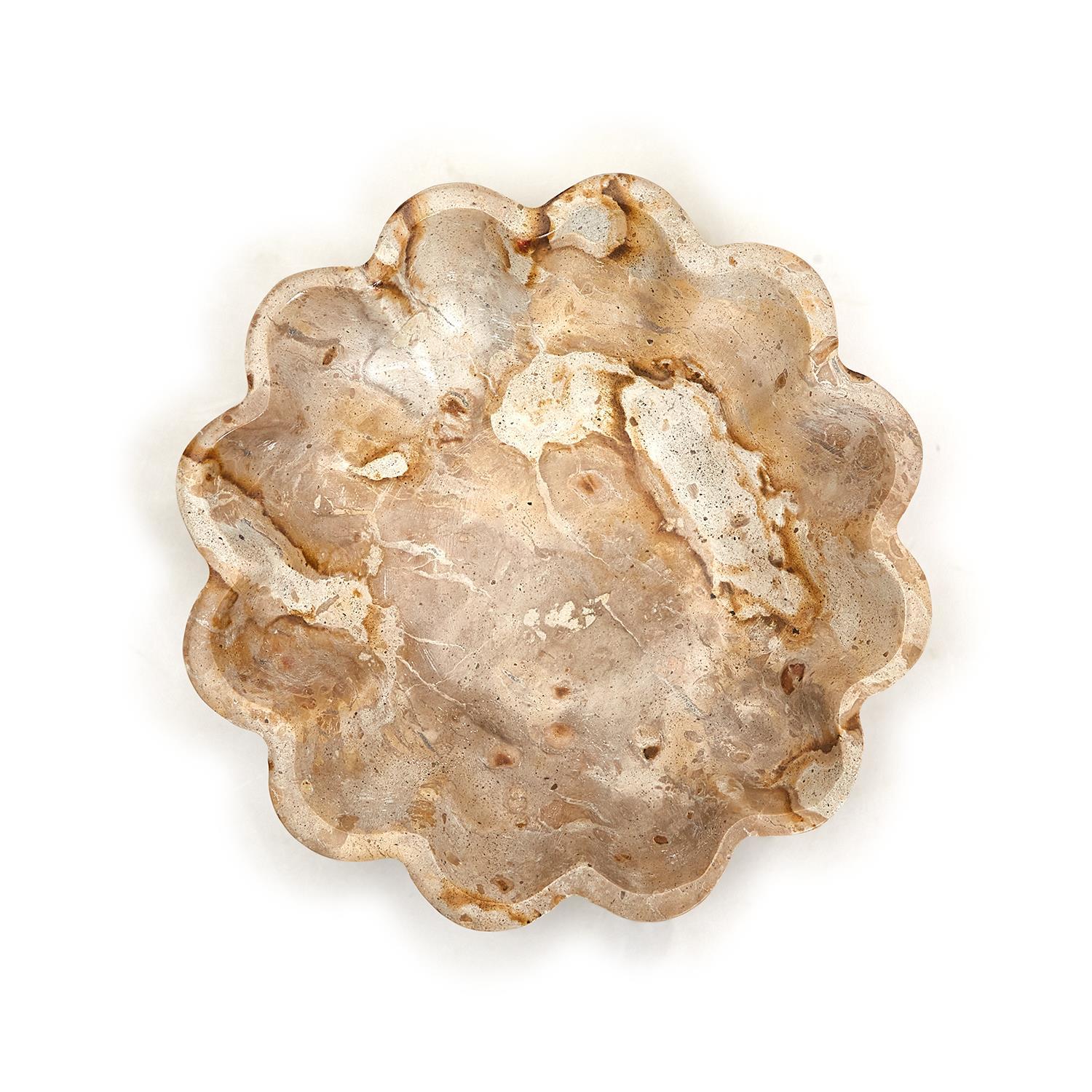 Brown Marble Bowl Set Of 4 By Tozai Home - Image 3