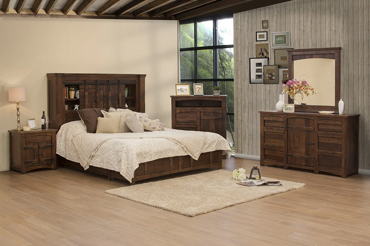 Brown One Drawer Nightstand By Homeroots - Image 3