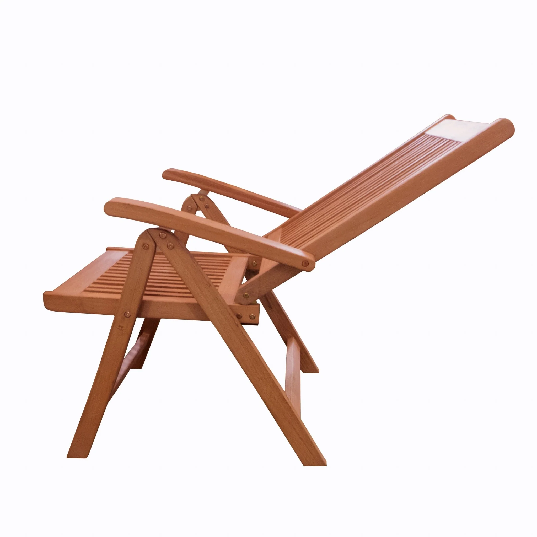 Brown Outdoor Reclining Chair By Homeroots - Image 3