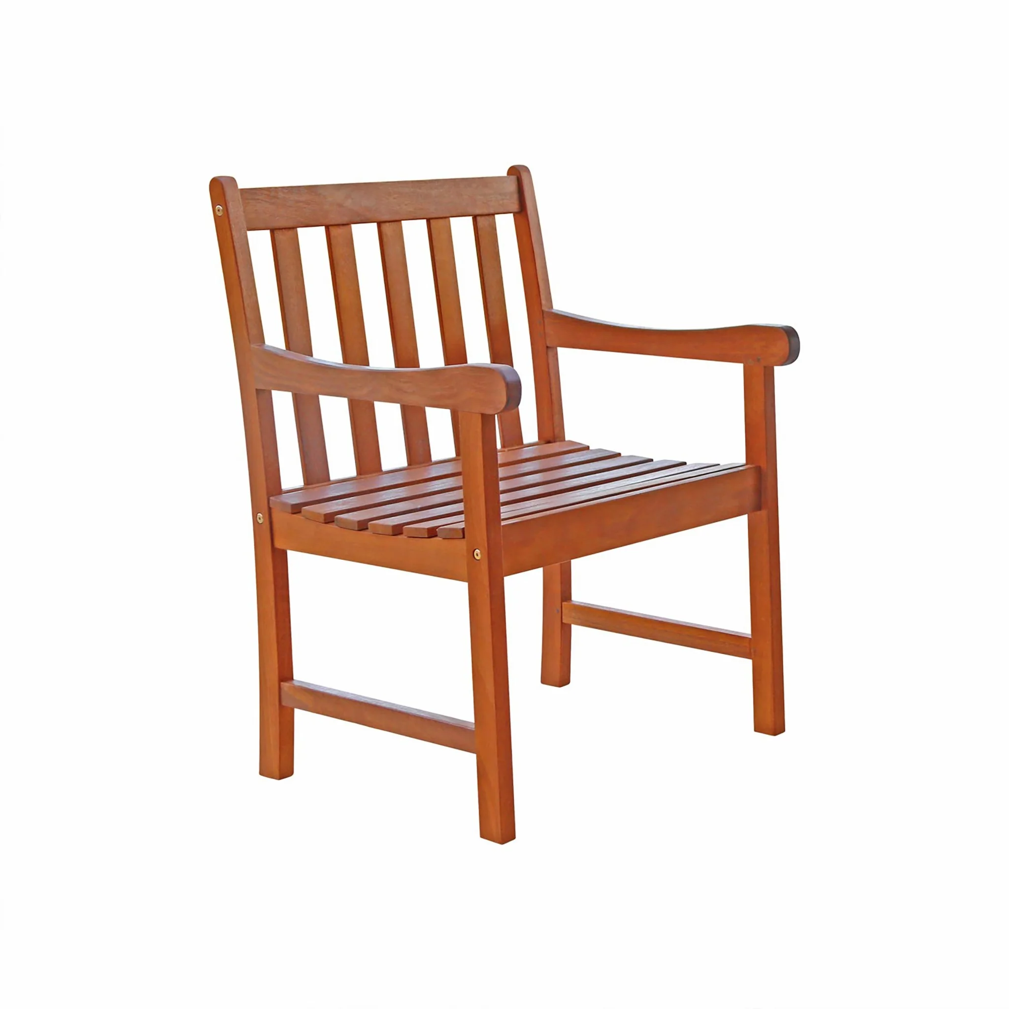 Brown Patio Armchair By Homeroots - Image 2