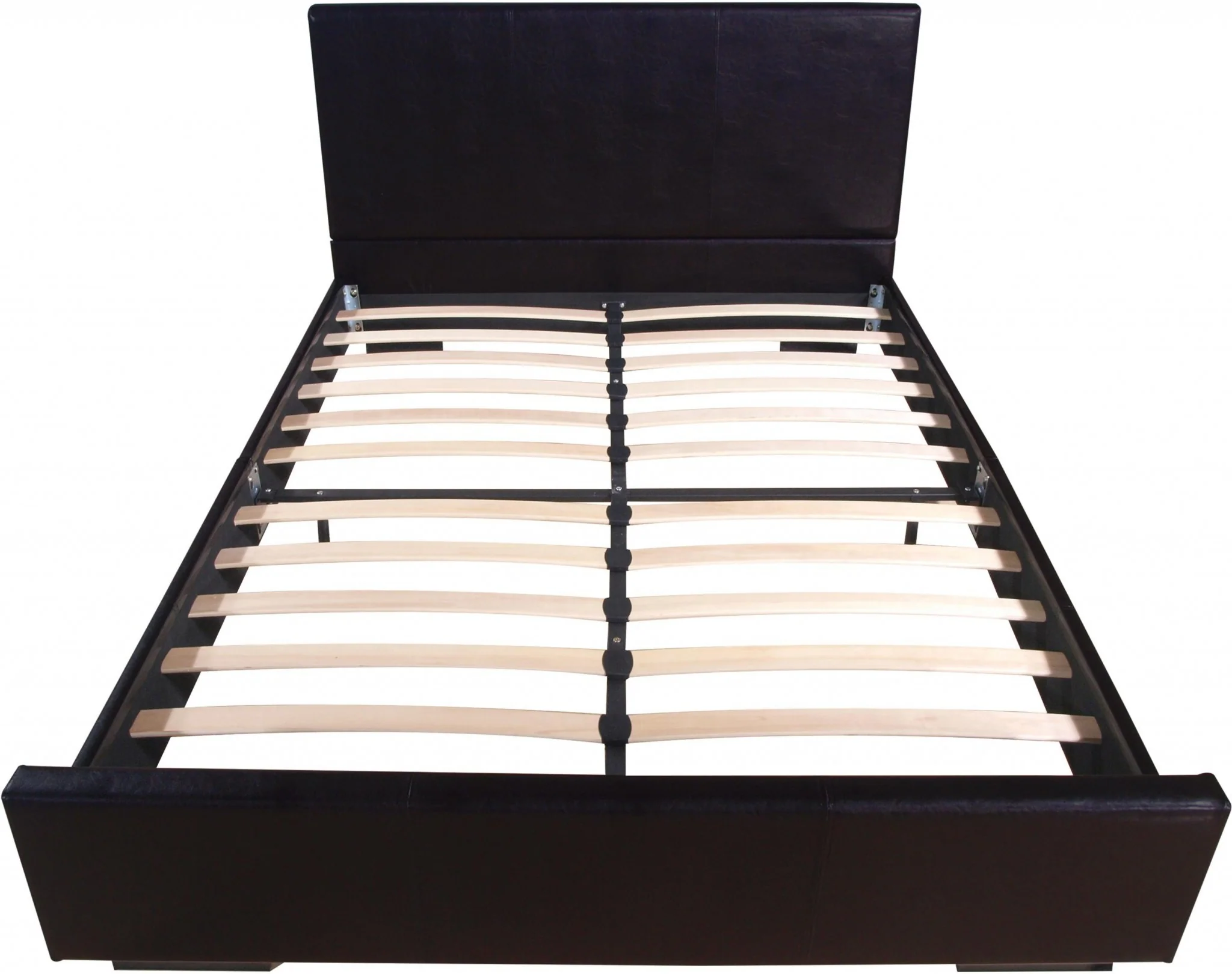 Brown Platform Twin Bed By Homeroots - Image 5
